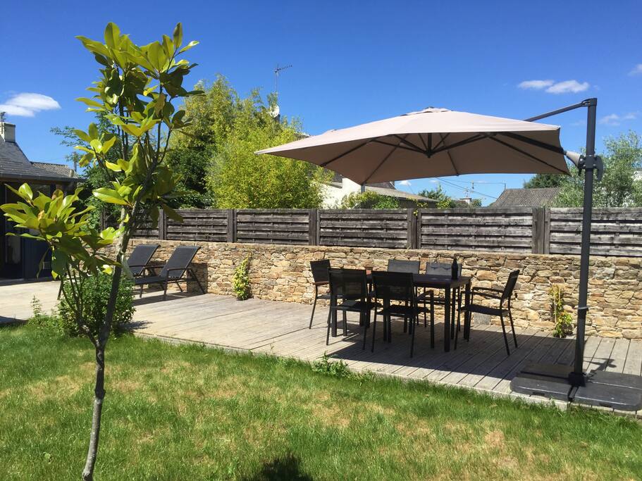 Back garden area