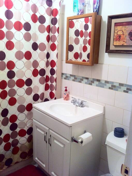 Private bathroom for your use. Large tub/shower.