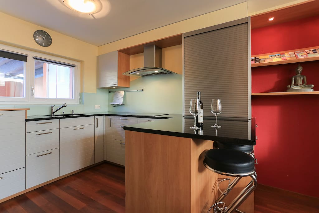 Well equipped kitchen