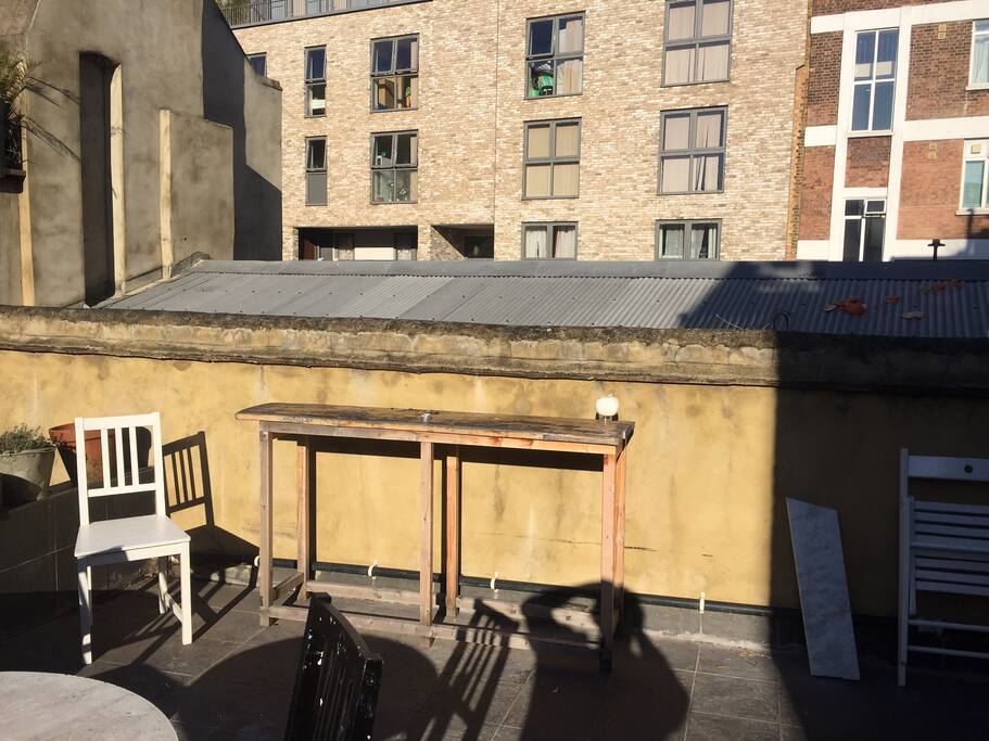 The terrace