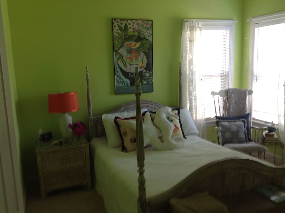 Cozy sunny bedroom