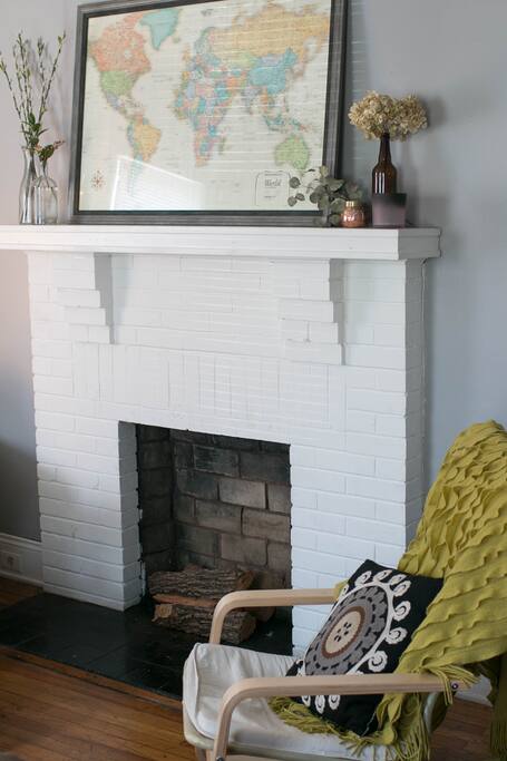 Main level Living room is perfect for early morning coffee or late night conversations.
