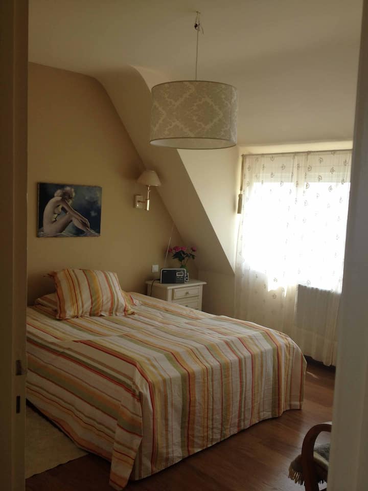 Habitación beige
Vistas al jardín