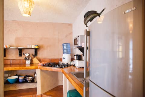 Top performing Airbnb: B#1,Cabin Full Kitchen, King Bed. 4 Blks to Beach in La Paz