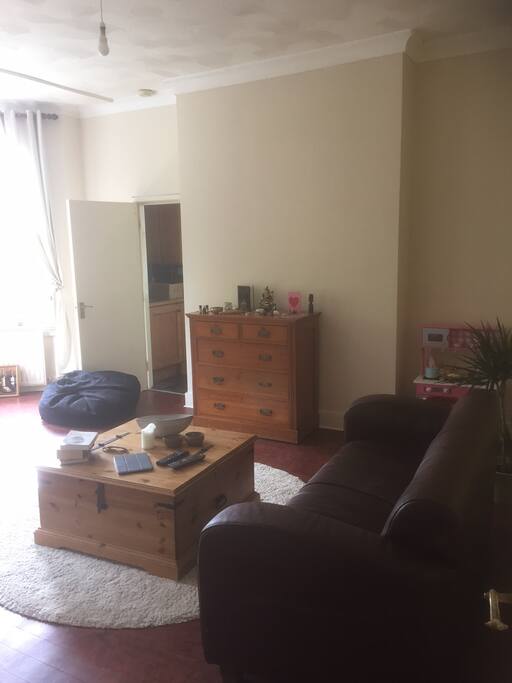 Spacious living area.
