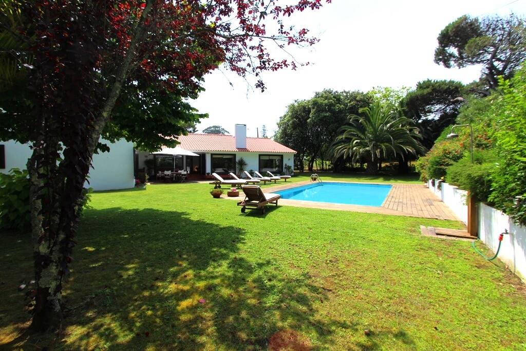 Pool and garden area