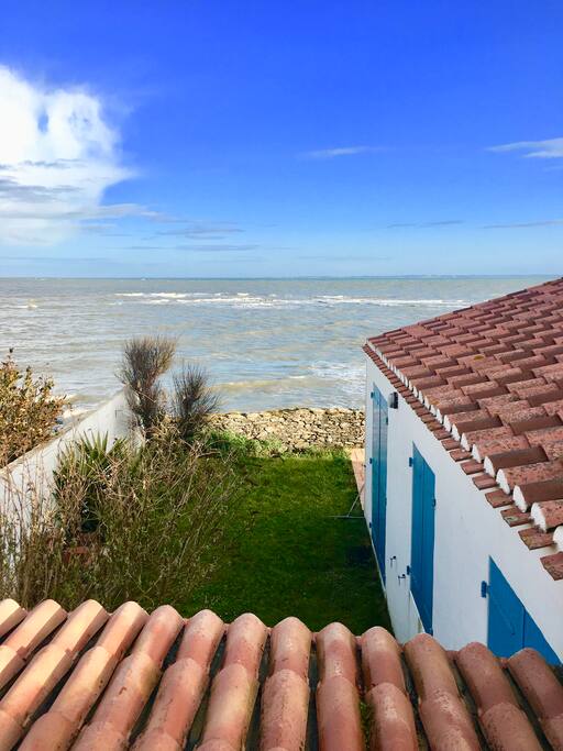 Vue de la chambre qui se trouve à l'étage