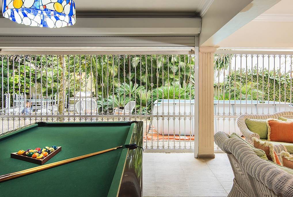 Beautiful Living Area with Pool Table.