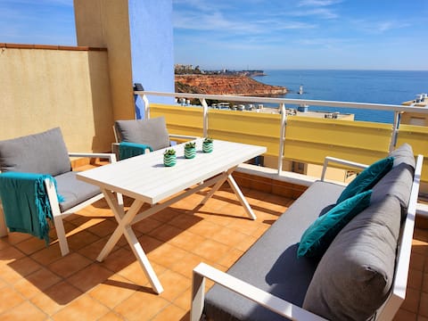 Campoamor / Cabo Roig Beachside Villa sea views