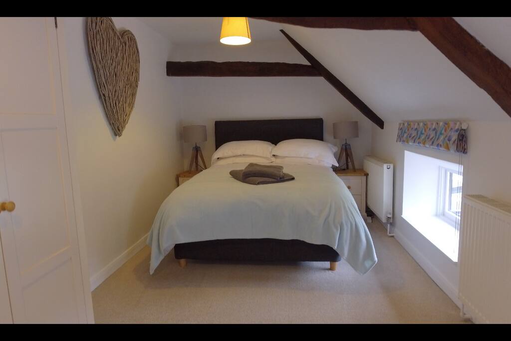 Master bedroom. Really comfortable bed.
