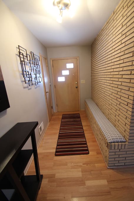 Entrance way to the house