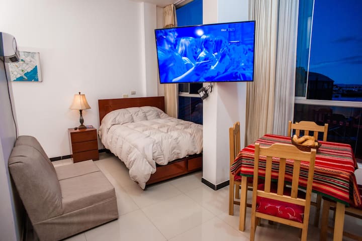 Mini Downtown Apartment, ￪speed internet+Netflix