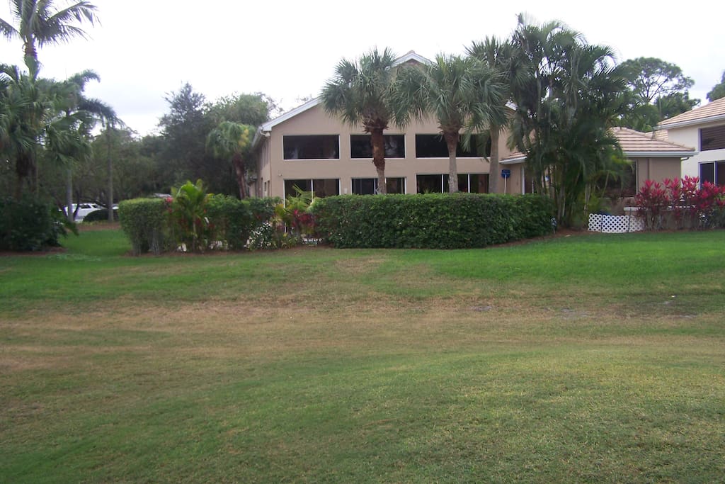 Back of hse on golf course