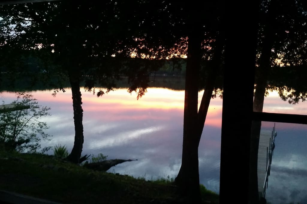 Paint Lake Evening Colours