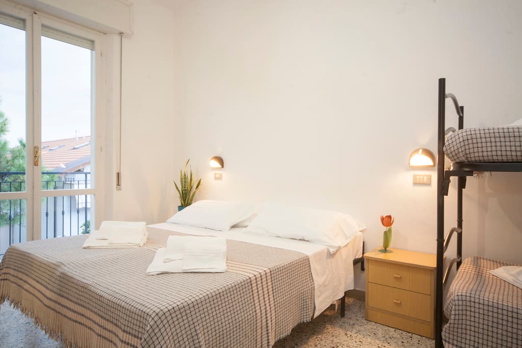 Camera 4 posti letto (in realtà non c'è letto a castello)