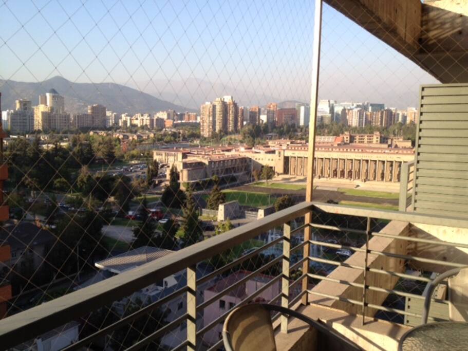 Vista desde la terraza.
