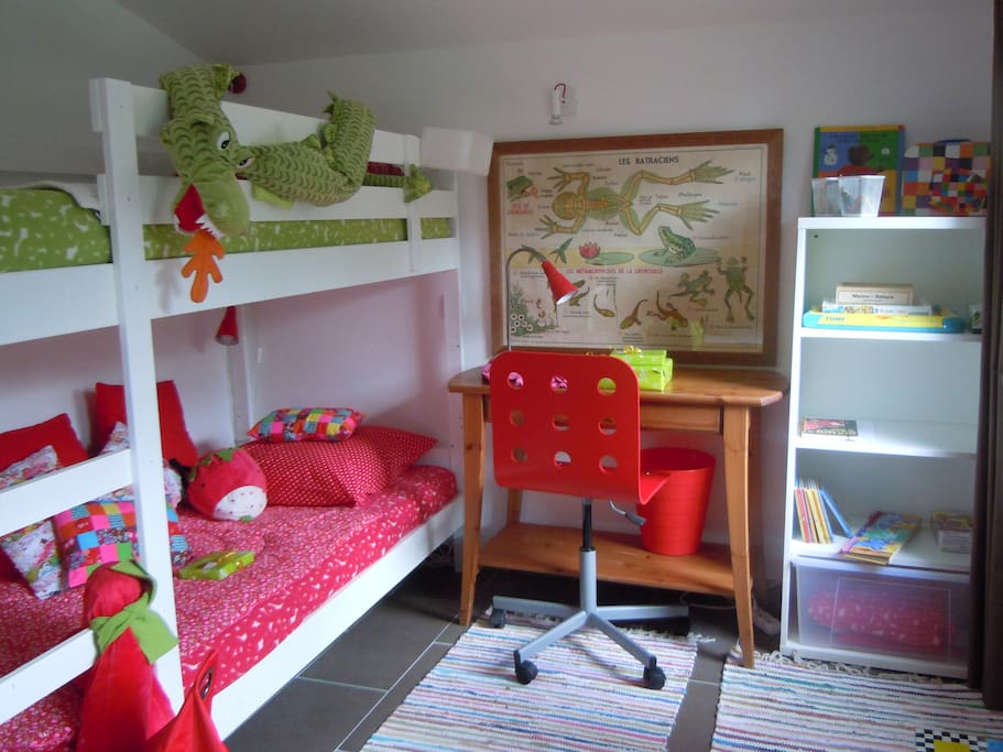 Chambre 3 lits single