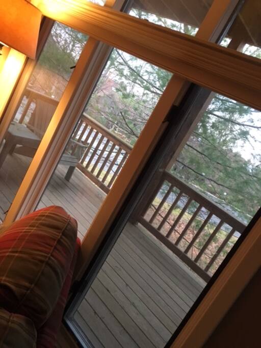 Large deck area