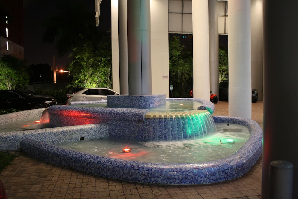Water Fountain at the Entrance