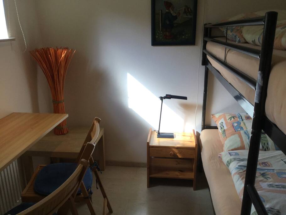 Schlafraum mit Etagenbett