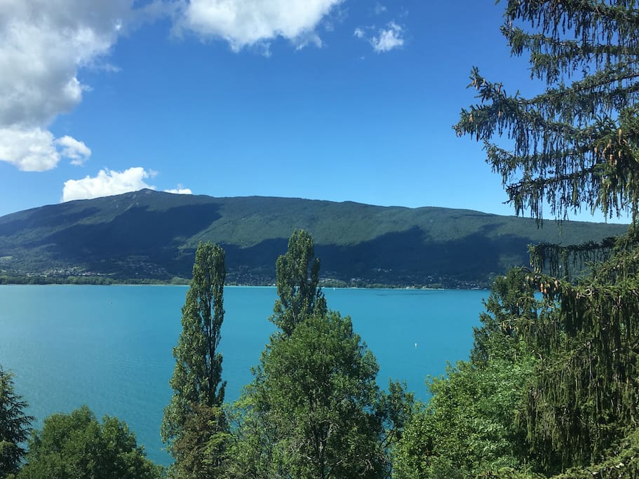 La vue du terrasse.