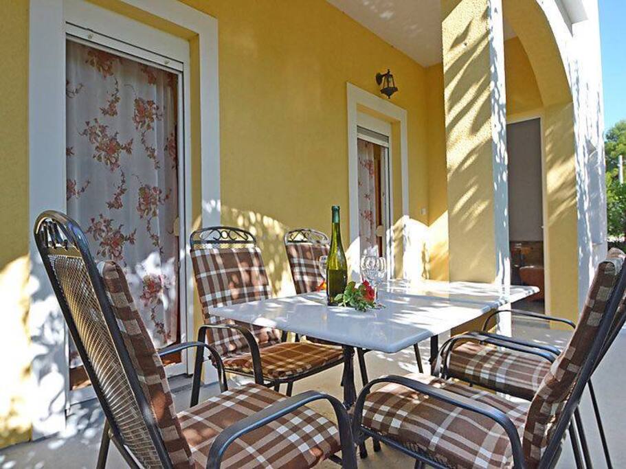 Perfect balcony to enjoy the summer nights or breakfast at dawn