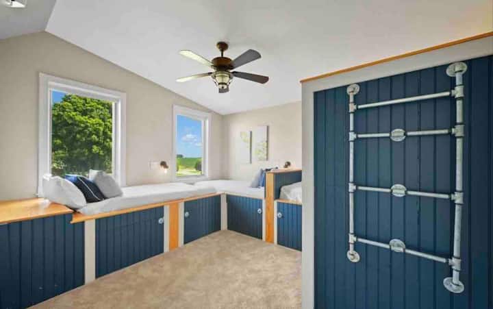 Casa de huéspedes: 4 camas individuales