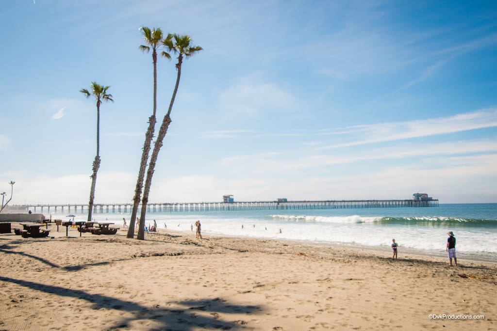 Steps to White Sandy Beaches