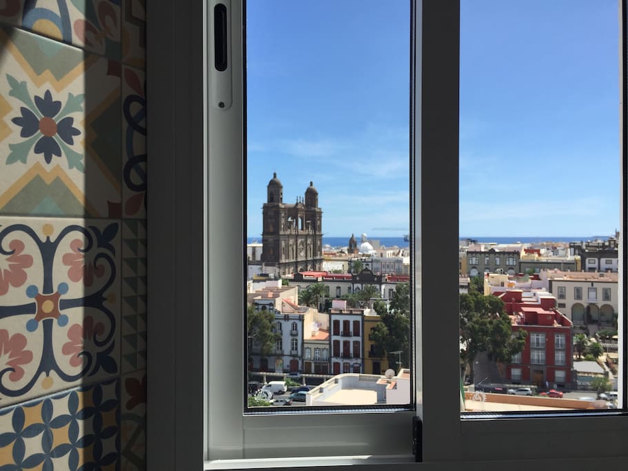 Vistas desde la cocina.