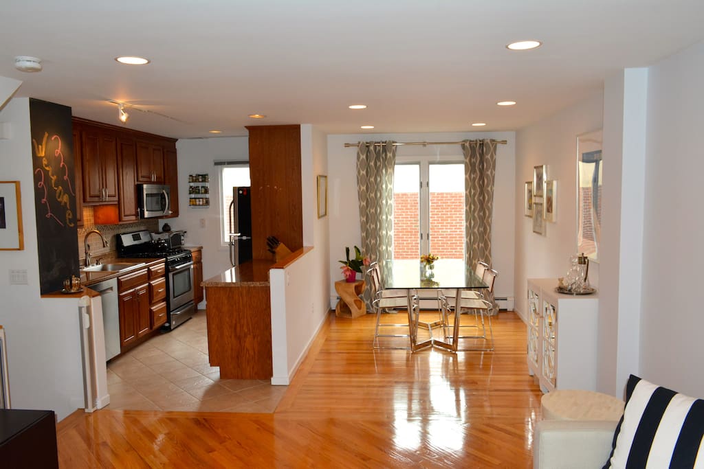 Dining Room and Kitchen. Open to the living room