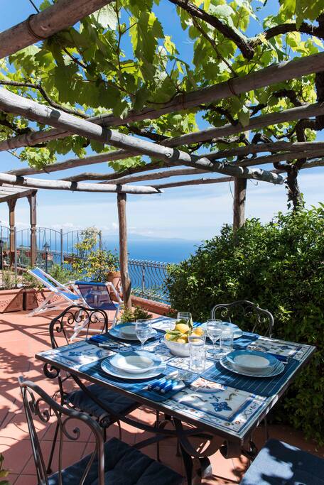 Terrazzo vista mare