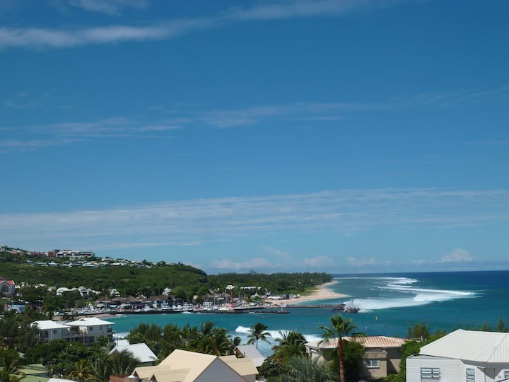 Spavaća soba na katu i pogled na Varangue