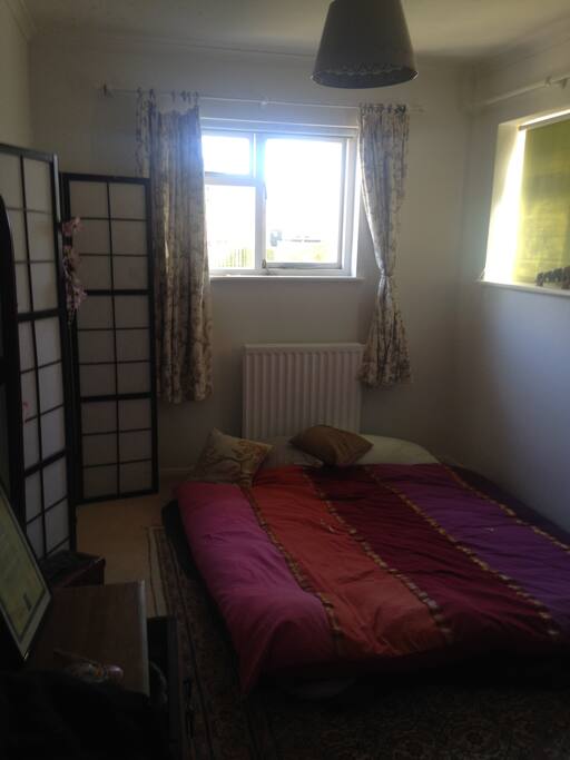 Second bedroom with futon