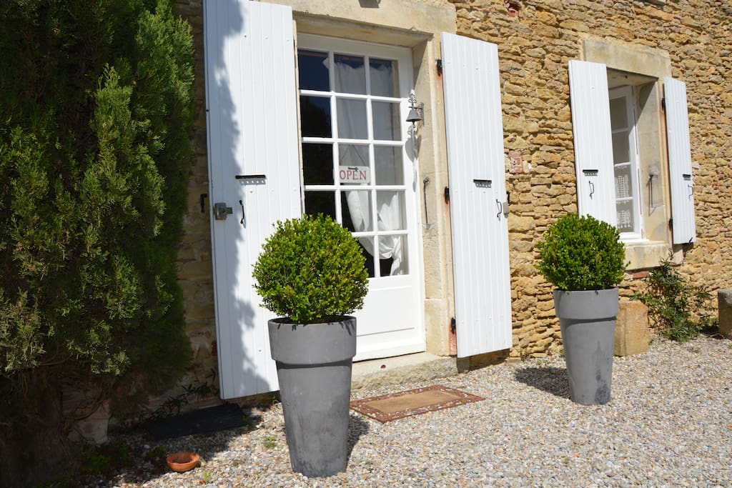 L'entrée du gîte