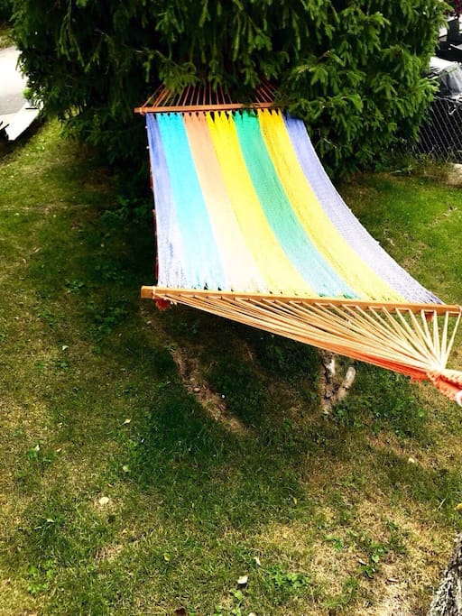 Hammock hvor man kan chille og drømme seg bort...