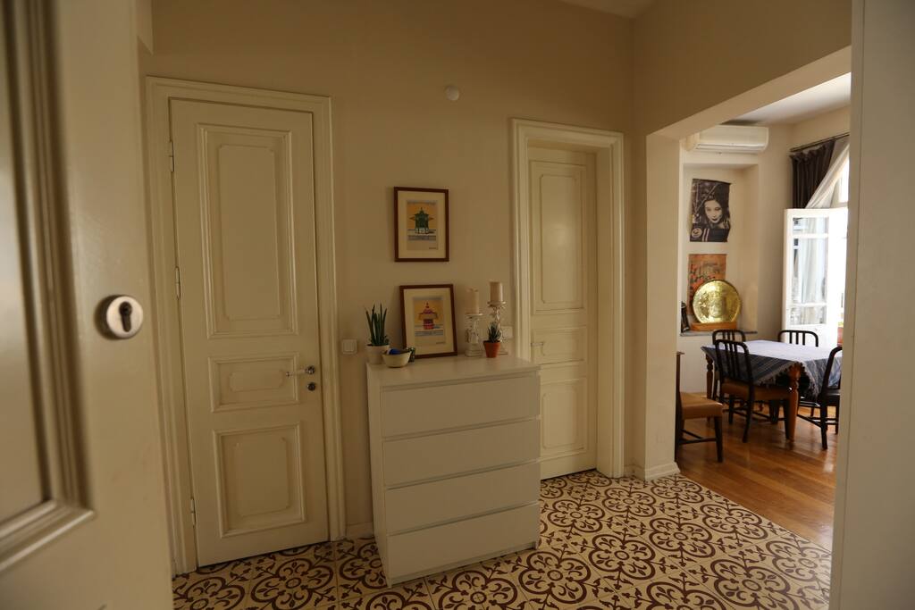 view upon entering the flat