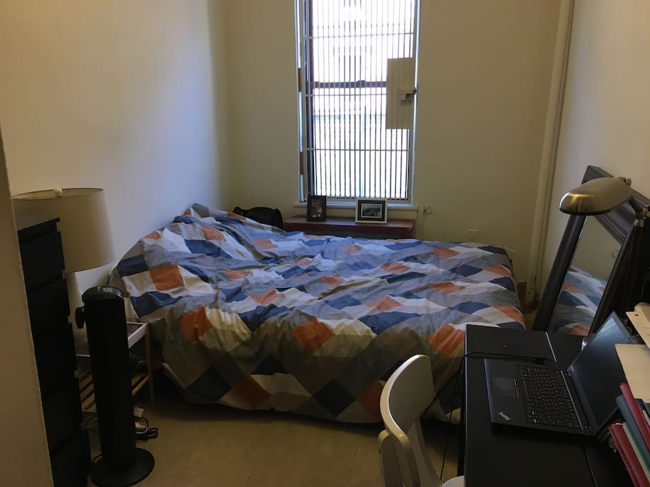 Bedroom #1, with desk and chair.