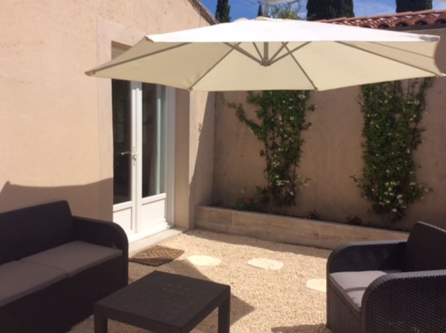 jardin avec du jasmin
