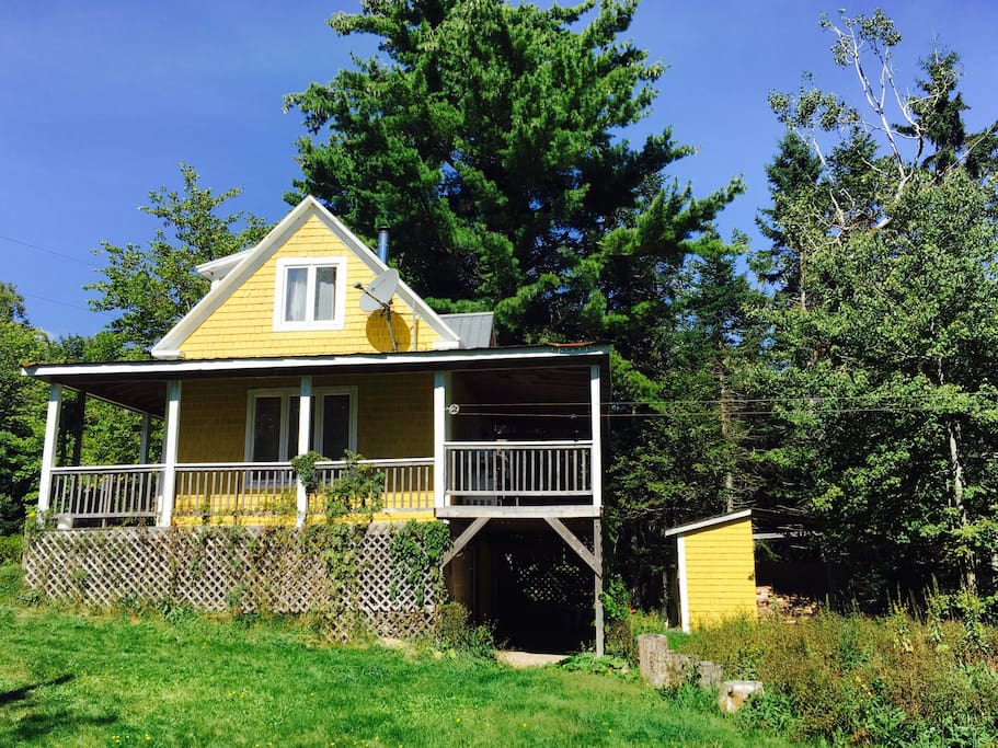 Side view of the house.