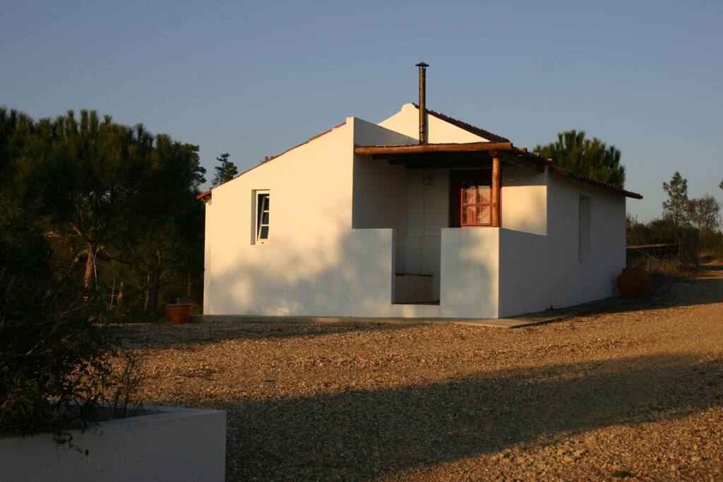 Second house. Perfect for children. Fifty meters away from the main house. T1 bedroom and bathroom with 5 beds.