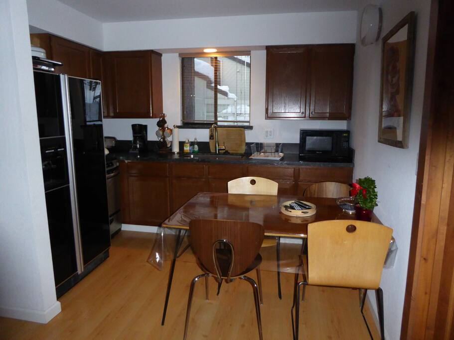 Kitchen, Gas Stove, Big Frig, Dining Table