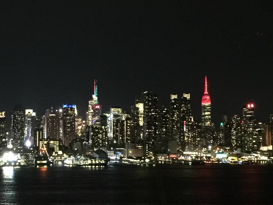 Take a riverfront nighttime walk right outside your front door