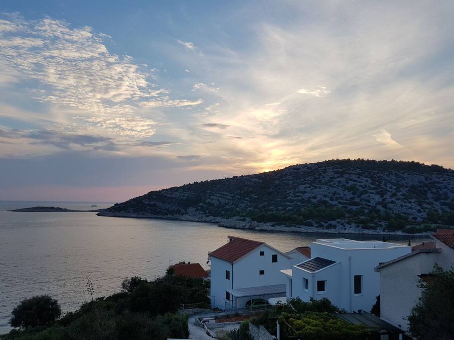 After sunset view