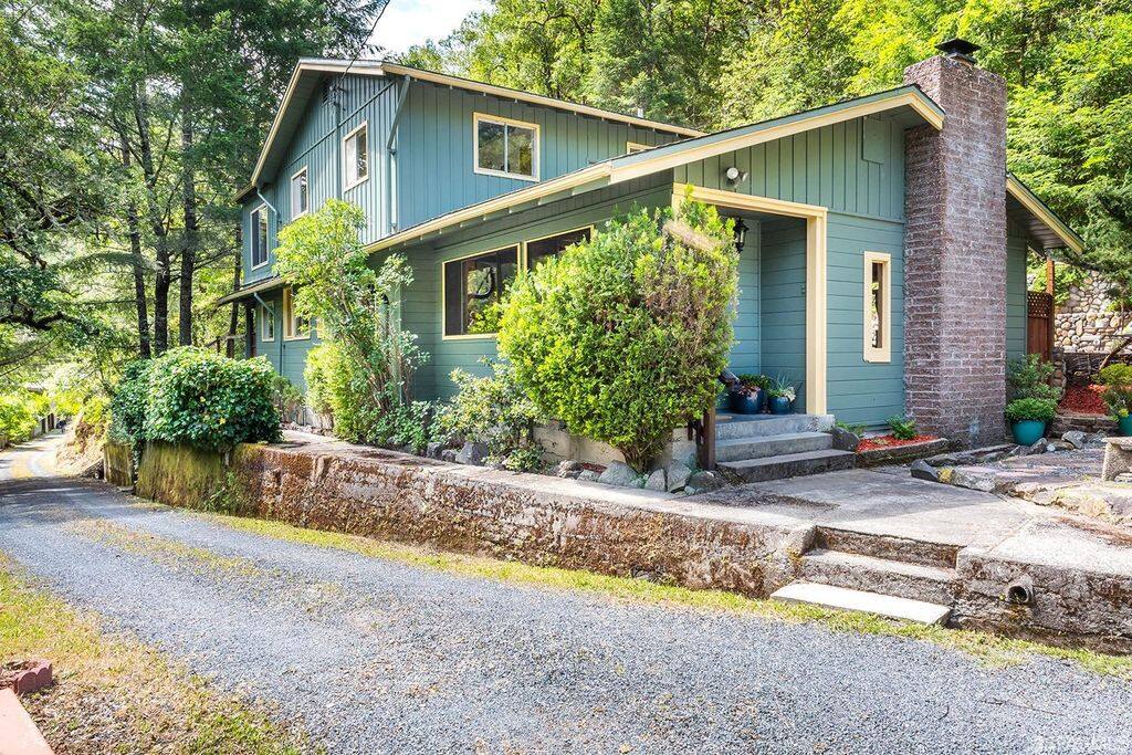 "La Masia". Our magical home in the redwoods.