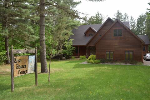 Large cedar home on Intermediate Lake