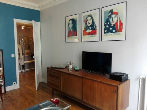 Quiet and cozy apartment, 20 min St Michel (RER)