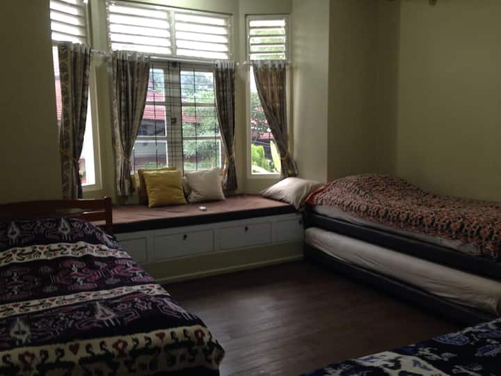 El dormitorio con un toque étnico