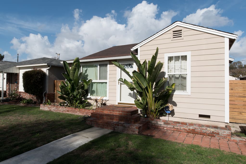 Front house , so you know you've arrived. The front driveway gate is the entrance to get to backhouse
