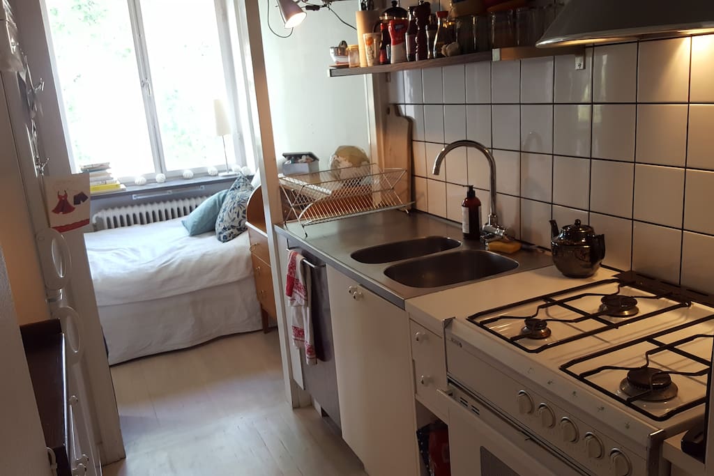 Well-equiped kitchen with dishwasher