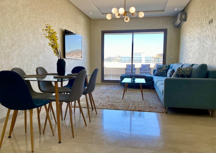 Appartement 2 Chambres Vue Sur Mer Et Parking - タンジェ